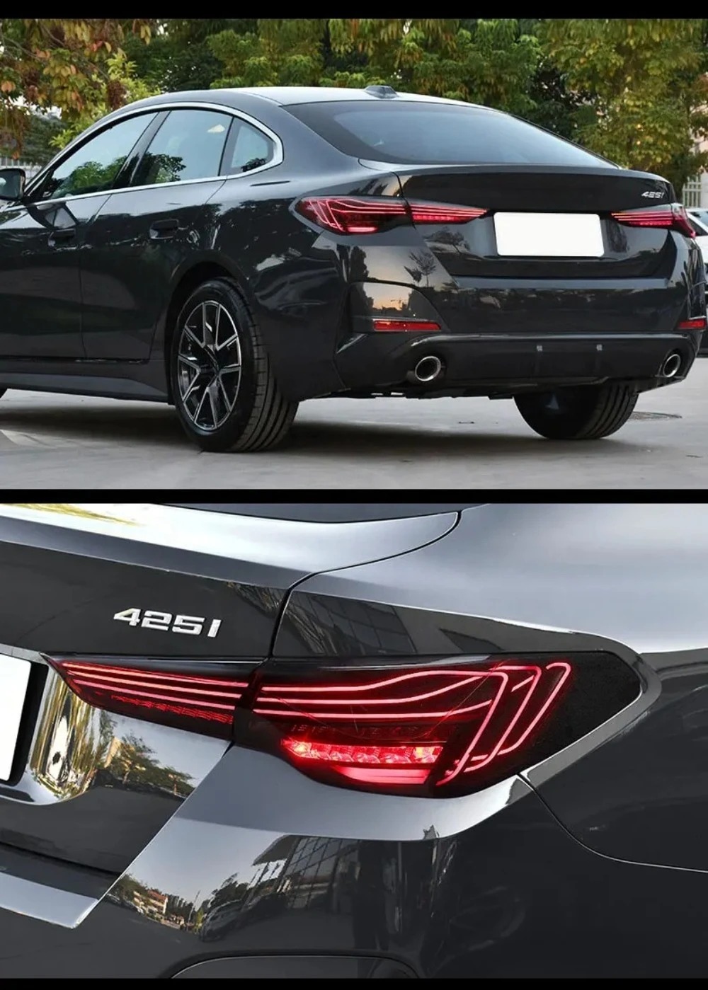 For 4 Series CSL 20-23 Tail Light Assemblies M4 Modified DRL Rear Taillight Flowing Turn Signal Floating Line Car Lamp